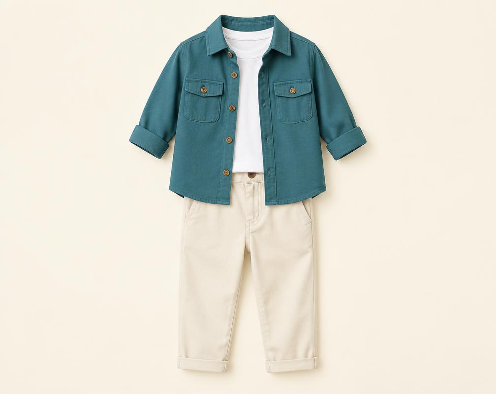 Conjunto casual verde